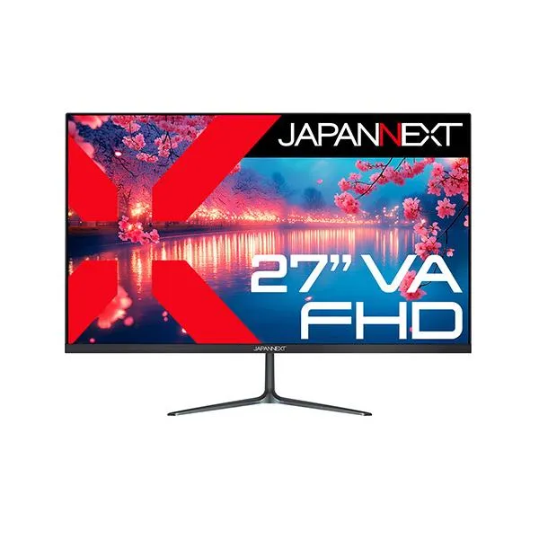 JAPANNEXT JN-V27FHD 液晶ディスプレイ 27型/ 1920×1080/ HDMI×1、VGA×1/ ブラック/ スピーカー有/ 2年保証