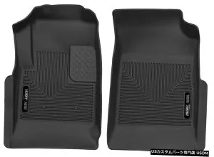 Floor Mat ハスキーX-Actコンターフロントフロアマットブラック15-21シェビーコロラド/ GMCキャニオン Husky X-Act Contour Front Floor Mats Black for 15-21 Chevy Colorado/GMC Canyon 【並行輸入品】