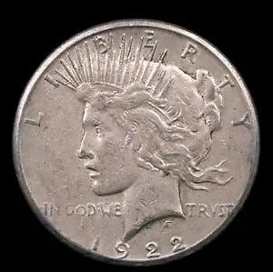 1922-S ピースダラー - AU - シルバー ダラー コイン コレクション - #207