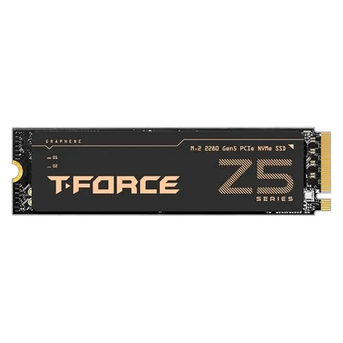 TEAMGROUP T-Force Z540 1TB DRAM SLC キャッシュ 3D TLC NAND NVMe Phison E26 PCIe Gen5x4 M.2 2280 ゲーミングSSD 超薄型グラフェンヒートスプレッダー付き 読み取り/書き込