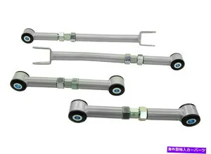 サスペンション 98-08スバルレガシーリバティーのためにホワイトラインリアローワーコントロールアーム調整可能 Whiteline Rear Lower Control arm-adjustable For 98-08 Subaru Legacy Liberty【並行輸入品】