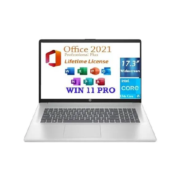 HP 17.3インチ HD+ ビジネスノートパソコン、第13世代Intel Core i5-1334U (10コア、12スレッド)、16GB RAM、1TB PCIe SSD、Free Lifetime Office 2021_並行輸入