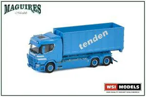 【送料無料】ホビー 模型車 車 レーシングカー モデルラベル×クレーンシステムフックwsi models 012806 tenden; scania r normal cr20n etiquette 6x2 essieux grue a crochet systeme