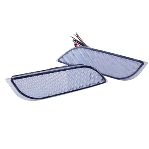 バンパーリフレクターライト Compatible With Subaru For Impreza WRX WRX STI 5-door Hatchback Wagon GH GR GP 2007 2008 2009 2010 車用リアバンパーリフレクター