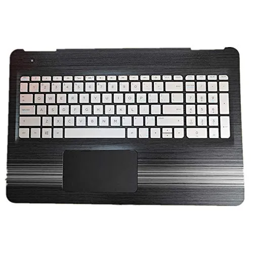 汎用 キーボードの縁にハウジング & ノートブックキーボー & タッチパッド に適合する For HP Pavilion 15-AW 15-aw000 15-aw000 (Touch) 15-aw100 ブラック