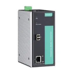 産業用IEC 61850/EN50155イーサネット⇒ファイバーメディアコンバータ/マルチモードLCコネクタ/デュアルリダンダンド電源