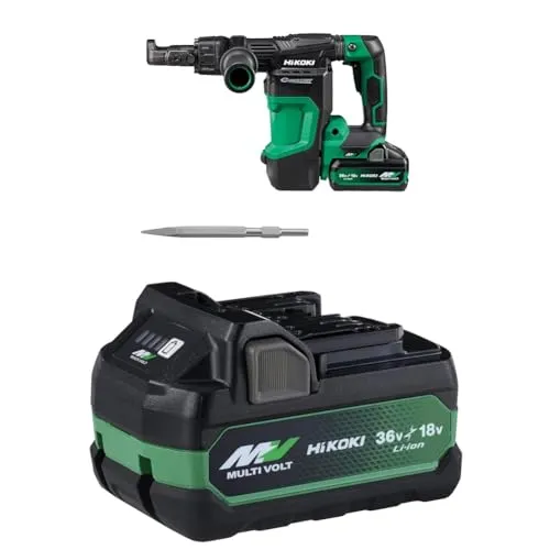 【セット買い】 【電池+1個セット】 HiKOKI(ハイコーキ) 36V充電式ハンマ H3641DB(2WPZ) + マルチボルトバッテリー BSL36A18X 【蓄電池合計3個】