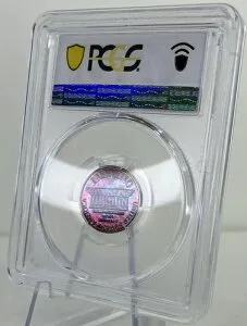 1976年 S リンカーン セント PCGS PR67 RD DCAM - 素晴らしいリバースレインボートーントナー