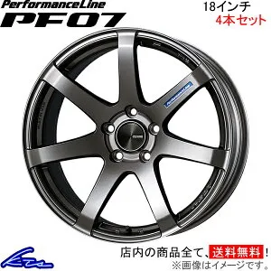 ヴェルファイア AYH30W アルミホイール エンケイ パフォーマンスライン PF07【18×9J 5-114 INSET40】ENKEI PerformanceLine 18インチ 5穴 114.3 +40 インセット40 VELLFIRE ベルファイア 車用ホイール 1本 4本セッ