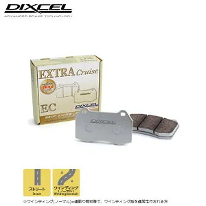 フロント ブレーキパッド EC エクストラクルーズ ランサーエボリューション CP9A (T.マキネン仕様含む) ディクセル/DEXCEL EC-341225