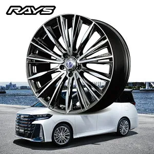 40系 アルファード ALPHARD ヴェルファイア VELLFIRE【送料無料・4本セット】RAYS レイズ ホイール VERSUS VOUGE 20x8.5J +45 5-120 クロモイブリード(DR)