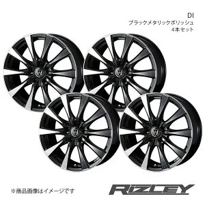 RiZLEY/DI シーマ F50 4WD ホイール 4本セット 0040503×4【16×6.5J 5-114.3 INSET40 ブラックポリッシュ】