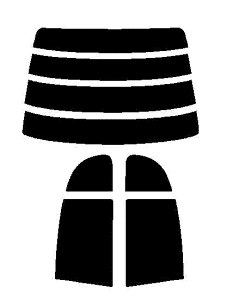 アリスト JZS147・UZS143 カット済みカーフィルム 高透明・断熱フィルム リヤーセット