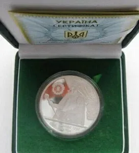 DANYLO APOSTOL HETMAN ウクライナ 10 UAH 2010 シルバー 1オンス プルーフコイン コサック KM# 600