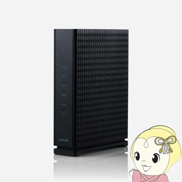 エレコム Wi-Fi 7対応 無線LANルーター 2.5G対応 ブラック WRC-BE36QS-B/srm