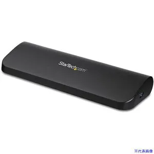 ■StarTech ドック/USB－A/2画面/HDMI & DVI/VGA/3x USB/LAN/AUX USB3SDOCKHDV(4892560)[法人限定][外直送元]