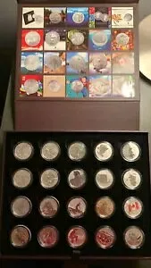2011 ～ 2016 年コレクション、20 ドルは 20 ドル、25 ドルは 25 ドルの .9999 シルバー コイン カナダ