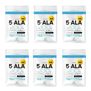【今だけ！25%OFFクーポン配布！】【5-ALA 1粒に100mg (倍量) x 鉄 】合計3000mg [5-ALAと鉄の理想的な配合比を採用] NMN 100mg ビタミン10種 30粒 (30日分) 二酸化チタン不使用 腸溶性カプセル 高純度 国内