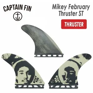 【4/24～4/26エントリーでP10倍】CAPTAIN FIN キャプテンフィン フィン Mikey February Thruster ST マイキー フェブラリー スラスター TRI FINS トライフィン futures. フューチャー MEDIUM ミディアム 3fin 3本セ