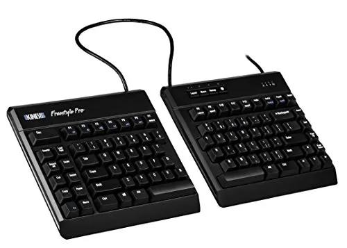 Kinesis Freestyle Pro Quiet Ergonomic Split Mechanical Keyboard (Cherry MX Silent Red Switches)