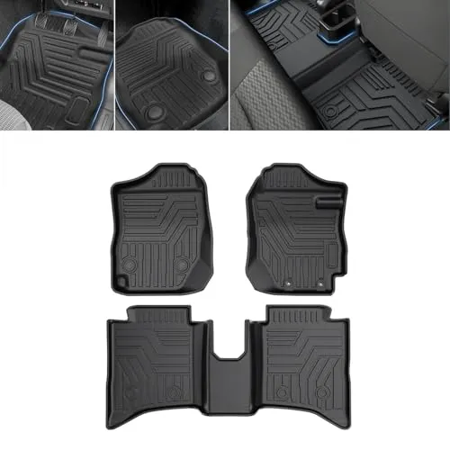 Virauto スズキ 新型 ジムニー ノマド JC74W MT車 3D フロアマット 1列目&2列目用 2025年4月～ 5ドア 専用 セカンドマット カーマット TPE 滑り止め 防水 キズ&汚れ防止 耐摩擦 取付簡単 お手入れ アクセサリー カスタム