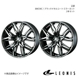 【17インチ 5H100 7.0J +47】アルミホイール2本セット カローラ 210系 LEONIS/LM BMCMC 0040812