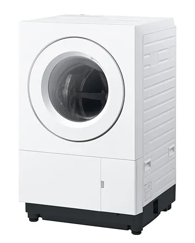 パナソニック 日本製 ドラム式洗濯乾燥機 幅60cm 洗濯10kg/乾燥5kg 左開き NA-SD10HBL-W マットホワイト 液体洗剤自動投入 温水スゴ落ち泡洗浄 低温風パワフル乾燥 コンパクト