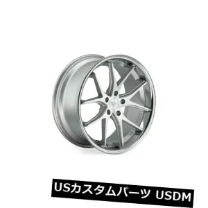 海外輸入ホイール 20x9 / 20x10.5 Ferrada FR2 5x114 +15/15マシンシルバーホイール（4個セット） 20x9/20x10.5 Ferrada FR2 5x114 +15/15 Machine Silver Wheels (Set of 4) 【並行輸入品】