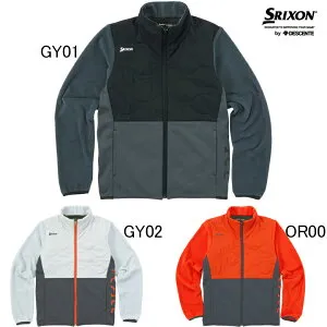スリクソン by デサント SRIXON ヒートナビ プレイアウター 中綿入り ブルゾン RGMWJK04 メンズ ゴルフウエア 中綿ジャケット 秋冬モデル