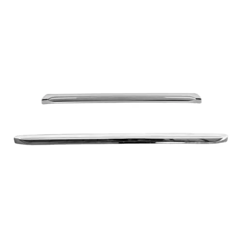 【Aobexalt】「スズキ スペーシア カスタム（FOR SPACIA CUSTOM） MK54S MK94S型 2023年11月～」に対応 フロント+リア バンパー モール アンダー トリム 鏡面仕上げシルバーガーニッシュSET [並行輸入品]