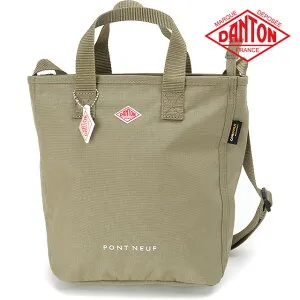 DANTON ダントン コーデュラキャンバス2WAYトートバッグ ポン・ヌフ [PONT NEUF SS26] CORDURA CANVAS 2WAY TOTE BAG メンズ・レディース ユニセックス 鞄 肩掛け ショルダーバッグ ベージュ LT.GREIGE（WHITE）