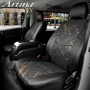 シートカバー 車 ステラカスタム LA150F/LA160F スバル アルティナ エアラグジー ブラック 黒 8112 Artina