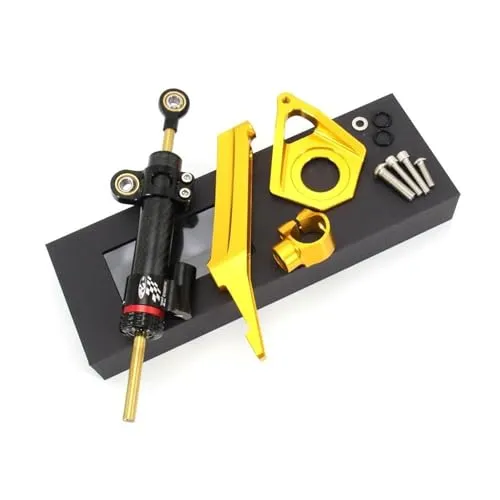 ステアリングダンパースタサポート に適合するヤマハ YZF R6 YZF600 YZF-600 2003-2005 バッファーリニア調整可能コントロールブラケットアダプター用 オートバイ用ステアリングダンパースタビライザーマウントブラケット CNCショック