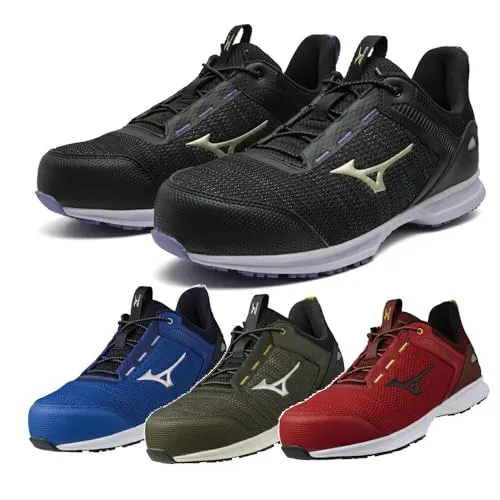 [ミズノ] 安全靴 ワークシューズ オールマイティEL 31L f1ga250909 25.0cm SOLVステッカー付き