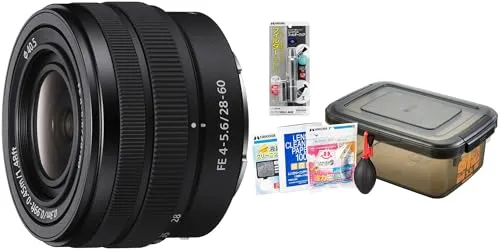 SONY(ソニー) 標準ズームレンズ フルサイズ FE 28-60mm F4-5.6 デジタル一眼カメラα[Eマウント]用 純正レンズ SEL2860 +ハクバ メンテナンス用品 レンズ初心者キット