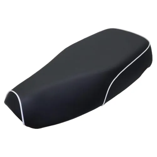 アウトスタンディング ミディシート M50 ブラック 白パイピング 57cm スーパーカブ クロスカブ プロ JA61 JA60 JA59 JA45 JA44 JA42 AA09 AA07 AA06 カブ カスタムシート フラットシート