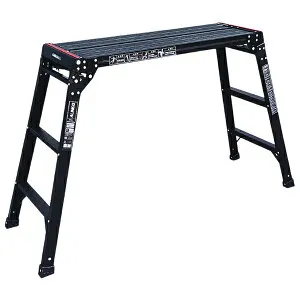 アルインコ 足場台 オールブラック洗車台910型 PXGV910BK 3段 天板寸法：300×881mm 天板高さ：0.80m