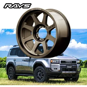 トヨタ TOYOTA ランドクルーザー 250 LANDCRUISER 250【送料無料・4本セット】RAYS レイズ ホイール TEAM DAYTONA D108 18x8.5J +52 6-139.7 ダークブロンズ（JPJ）