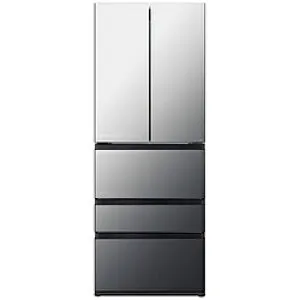 AQUA 冷蔵庫 AQUA ブラックミラー AQR-TX51A(X) ［幅70cm /506L /5ドア /観音開きタイプ /2026年］ AQRTX51A_X 【お届け日時指定不可】