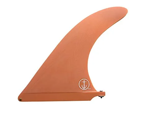 CAPTAIN FIN キャプテンフィン CF RAKED 9.5 レイクフィン SINGLE FIN ロングボード用フィン (SALMON, 9.5)