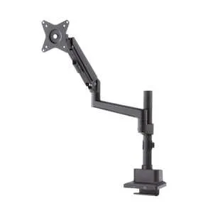 サンワサプライ モニターアーム(ガススプリング式・支柱タイプ) CR-LAC1407BK