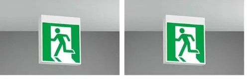 東芝ライテック(Toshiba Lightech) 【工事必要】 LED避難口誘導灯 【片面灯】 ※表示パネル別売※ FBK-10701-LS17 (× 2)