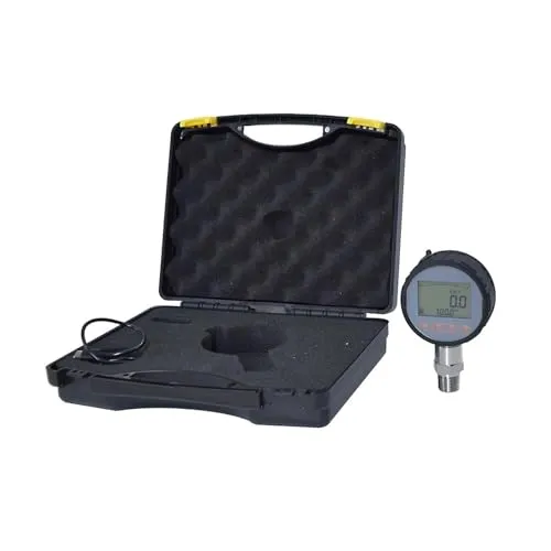 高精度 0.05%FS デジタル圧力計 USB データロガー圧力レコーダー回転 330 ° 直径 85 ミリメートル IP65(0-0.4Mpa,1-4 NPT)