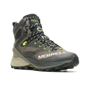 メレル メンズ ハイキングシューズ 防水 靴 ローグ ハイカー ミッド ゴアテックス トレッキングシューズ アウトドア 黒 ハイカット ブラック ボウルダー J037581 J037159 evid m-sg