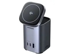 Nexode 2 in 1 ワイヤレス&ワイヤード卓上急速充電器 55477 UGR-OT-000031 [メタリックグレー]