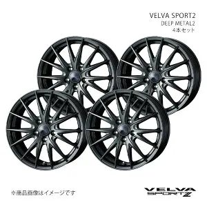 VELVA SPORT2 IS 20系/4WD アルミホイール 4本セット 0039164×4【17×7J 5-114.3 INSET39ST/40 DEEP METAL2】