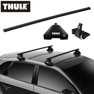 【送料無料】THULE（スーリー） プロボックス（ワゴン・バン H14/7～ NCP5#/NLP5#/NSP16#/NCP16#）専用ベースキャリアセット フット7105+スクエアバー7123+キット5369 カーキャリア ルーフキャリア ルー