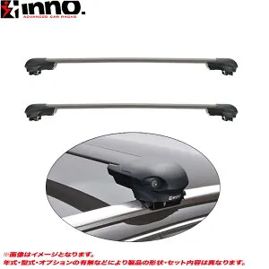 レクサス LX URJ201W H27.9～ ダイクレトルーフレール付車用 ベースキャリアセット XS400 + XB108BK + XB108BK + TR163 INNO/イノー