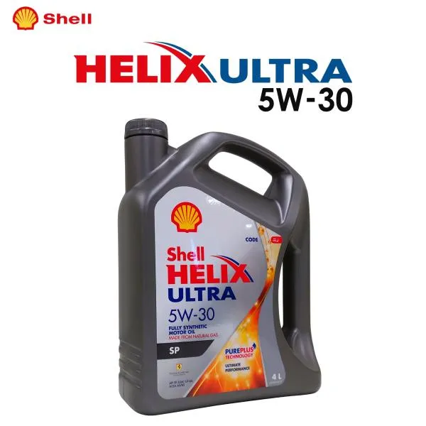 【2本セット】Shell HELIX ULTRA SP 5W-30 4L (シェル ヒリックス ウルトラ SP) エンジンオイル モーターオイル [並行輸入品] オイル交換