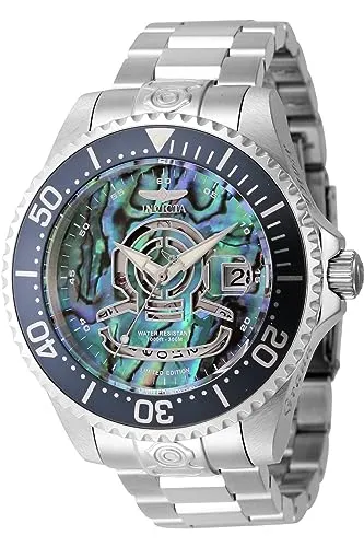 Invicta Men's 'Pro Diver' Automatic Stainless Steel Diving Watch%ｶﾝﾏ% Color:Silver-Toned (Model: 23453)